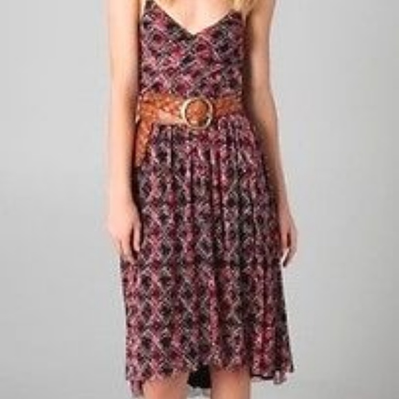 Free People Dresses & Skirts - Free People Floral Print Spaghetti Strap Dress M